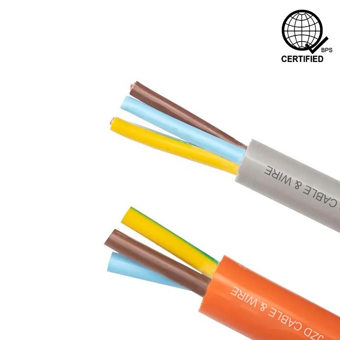 建圳達(dá)菲律賓BPS認(rèn)證royal cord線，PVC多芯電纜線，RVV電線