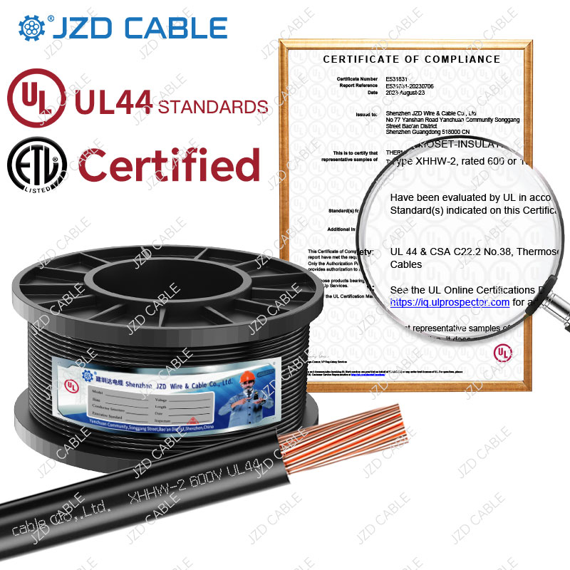 建圳達(dá) XHHW-2 單芯線(xiàn) | 600V 交聯(lián)聚乙烯銅芯線(xiàn) | 90℃干濕環(huán)境專(zhuān)用?